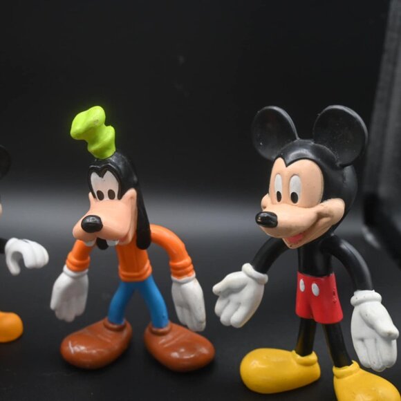 Disney micky mouse and goofy 4 toy bundle - vintage! All 4 included - Picture 2 of 10